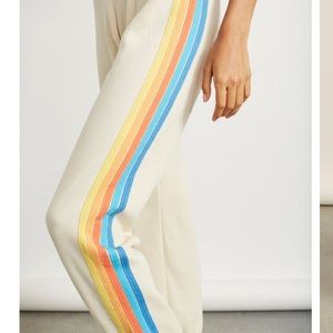 Aviator Nation 5 stripe sweatpants